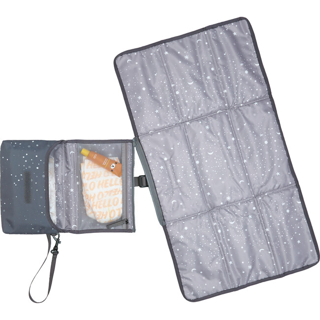 On-The-Go Changing Station, Grey Twinkle - Diaper Bags - 6