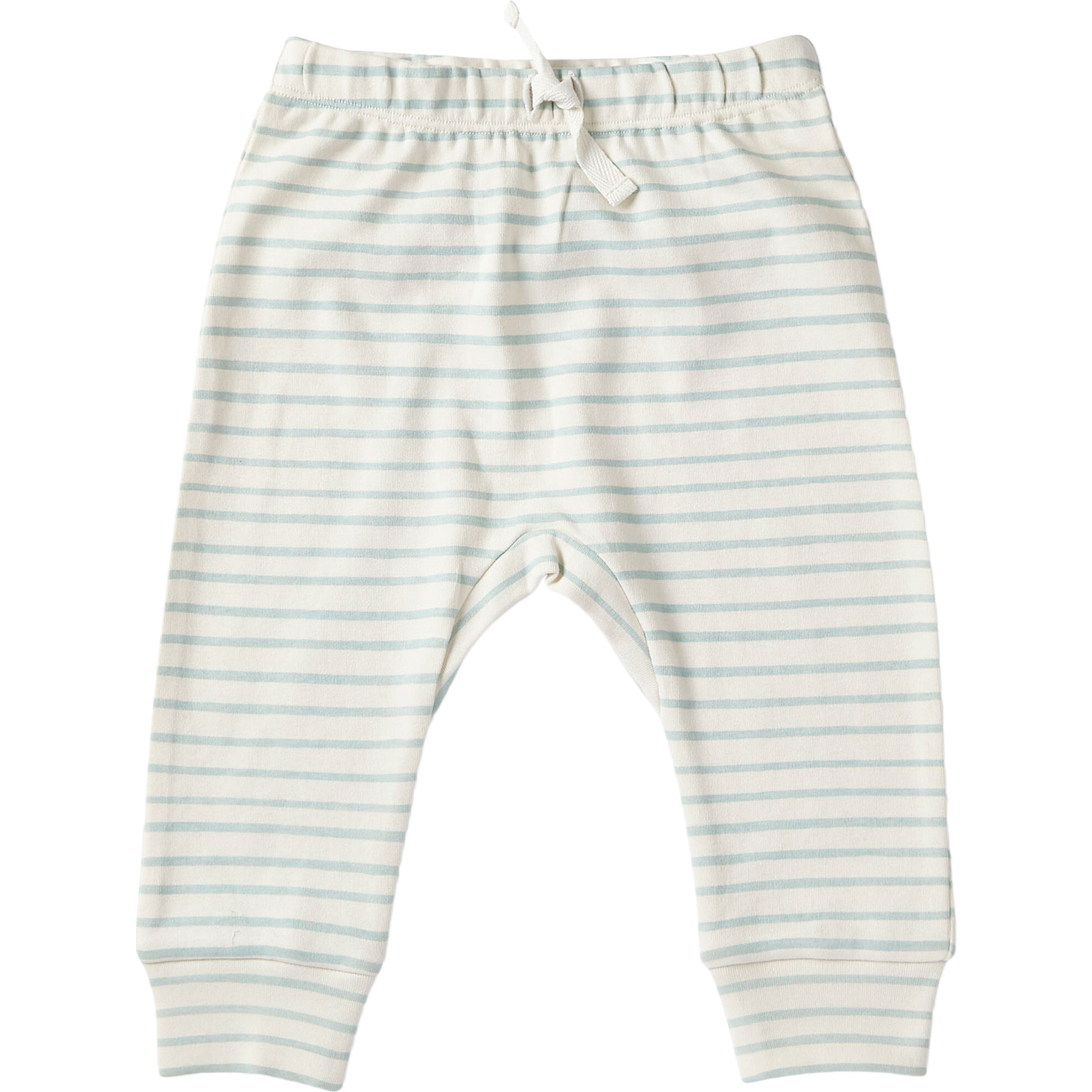 Organic Stripes Away Harem Pant, Sea - Pants - 1