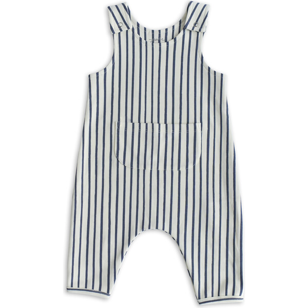 ALVIN STRIPE ORGANIC KNITTED ROMPER