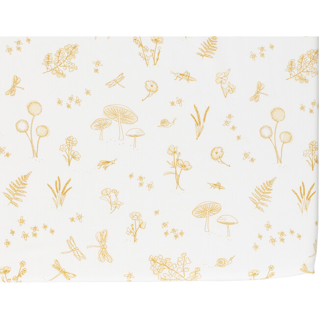 Botanica Crib Sheet, Marigold - Crib Sheets - 1