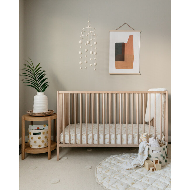 Botanica Crib Sheet, Marigold - Crib Sheets - 2