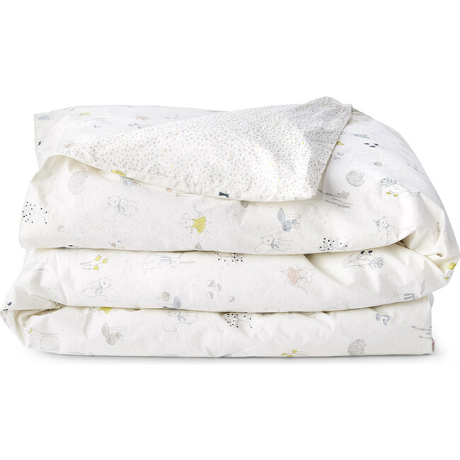 Magical Forest Reversible Duvet Cover, Multi/Speck - Blankets - 1