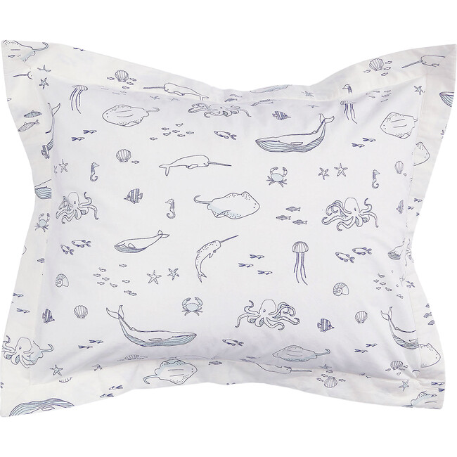Life Aquatic Reversible Sham, Marine - Pillows - 1