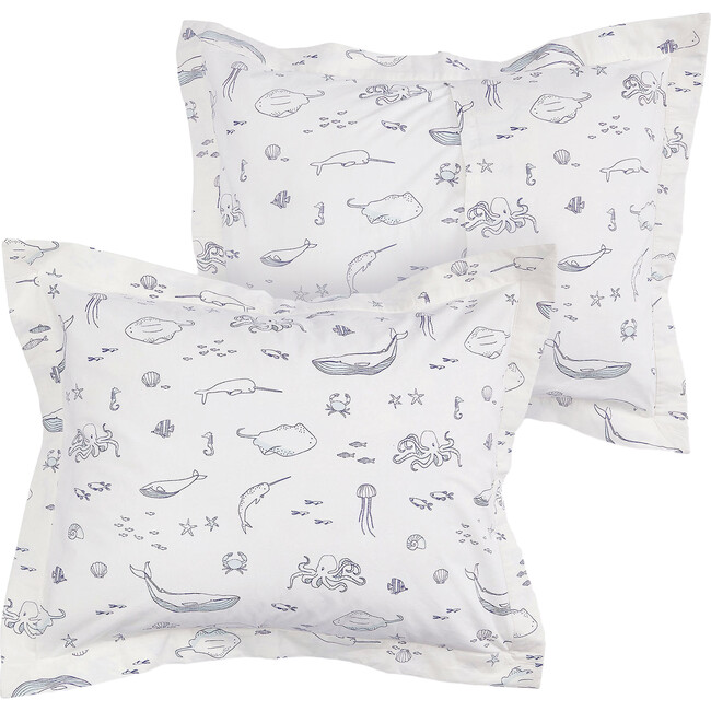 Life Aquatic Reversible Sham, Marine - Pillows - 3