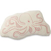 Life Aquatic Octopus Pillow, Coral - Pillows - 1 - thumbnail