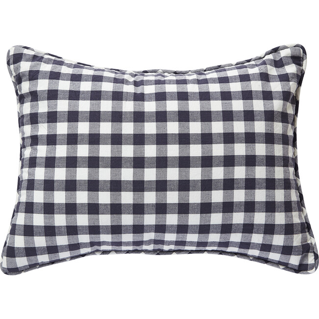 Check Mate Nursery Pillow, Ink - Pillows - 1