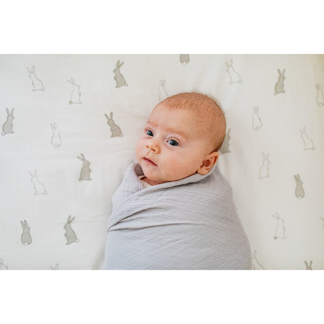 Bunny Hop Organic Crib Sheet - Crib Sheets - 3