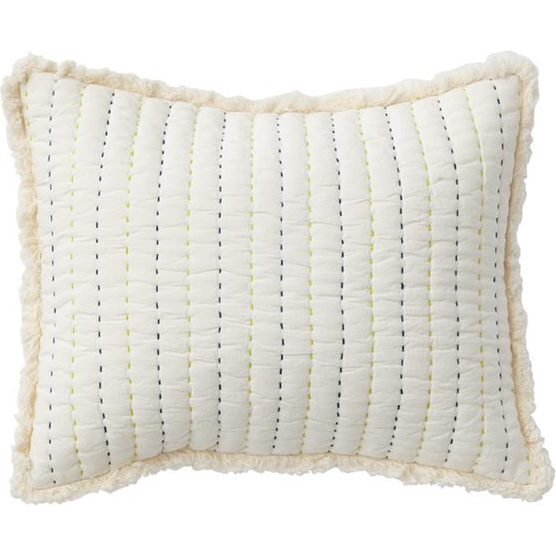 Rest My Head Quilted Pillow, Blue