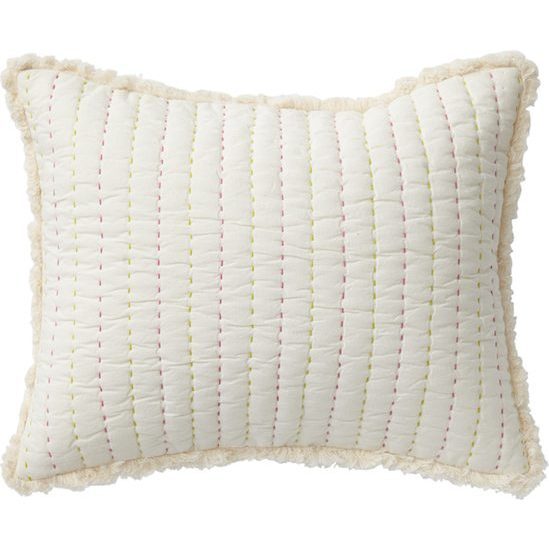 Rest My Head Quilted Pillow, Pink - Pillows - 1