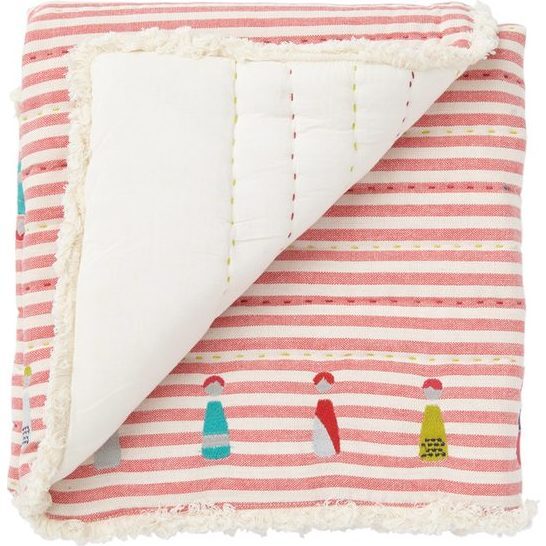 Little Peeps Quilted Blanket Pink Pehr Blankets Quilts Maisonette