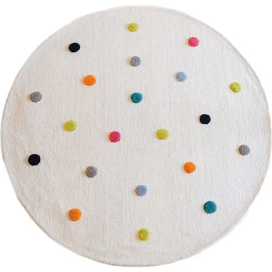 Multi Pom Pom Rug - Rugs - 3