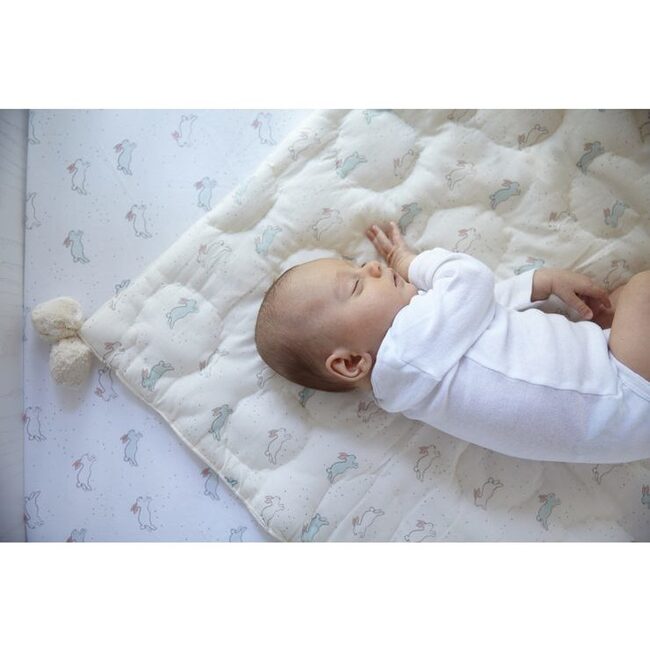 Tiny Bunny Organic Crib Sheet - Sheets - 2