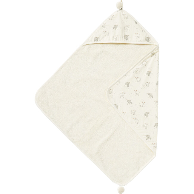 Little Lamb Hooded Towel - Towels - 1
