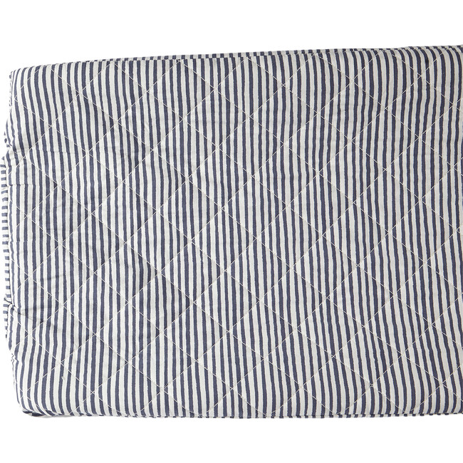 Stripes Away Changing Pad Cover, Ink