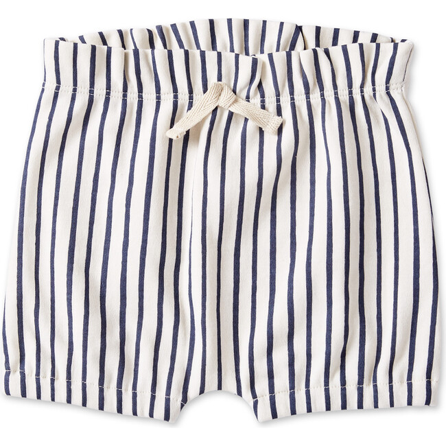 Organic Stripes Away Bloomers, Ink - Rompers - 1