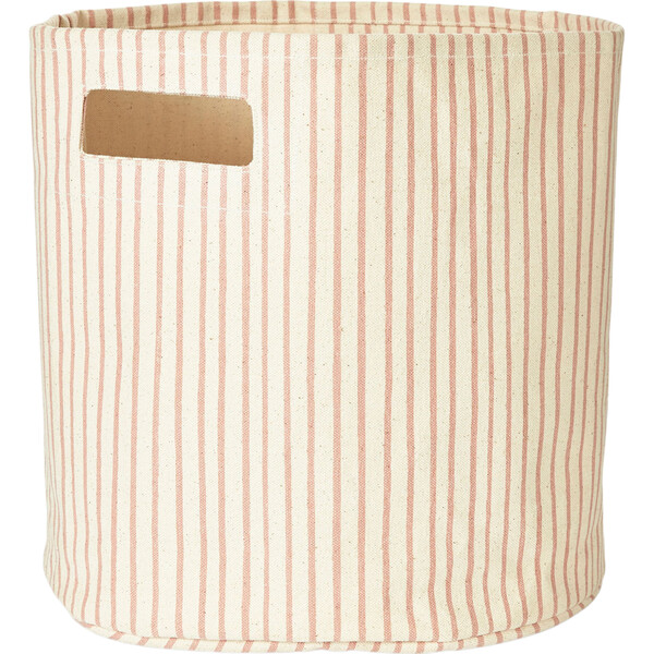 Stripes Away Storage Bin, Petal - Pehr Storage | Maisonette