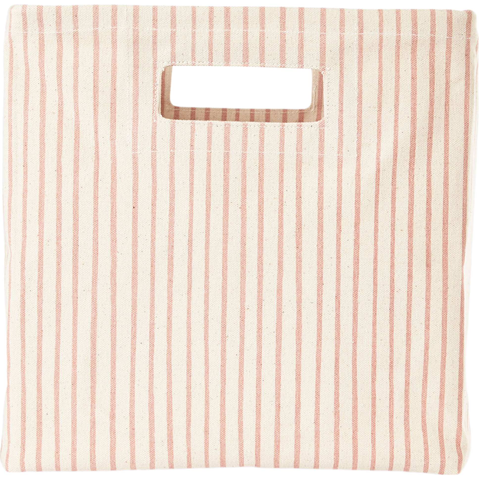 Stripes Away Medium Storage Cube, Petal - Storage - 1