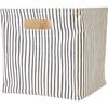 Stripes Away Medium Storage Cube, Ink - Storage - 2