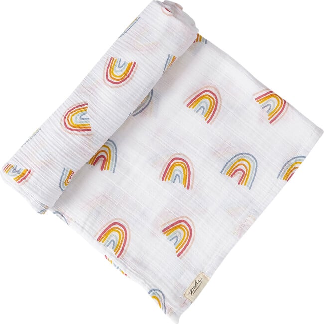 Rainbows Organic Swaddle, Multi