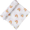 Rainbows Organic Swaddle, Multi - Swaddles - 1 - thumbnail