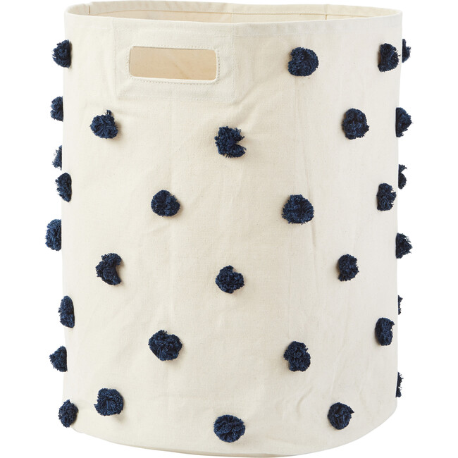Pom Pom Hamper, Navy Pehr Storage