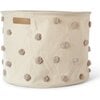 Large Pom Pom Drum, Grey - Storage - 1 - thumbnail