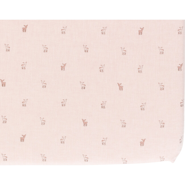 Hatchlings Fawn Crib Sheet, Pink - Crib Sheets - 1