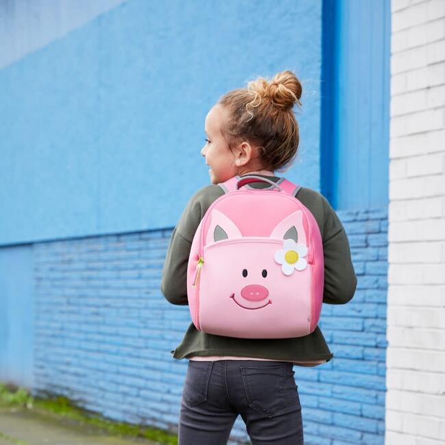 Pink Piglet Backpack, Pink - Backpacks - 2