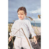 Frida Smock Blouse, White & White - Blouses - 2