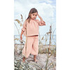 Frida Smock Blouse, Peach & Peach - Blouses - 2