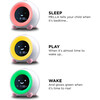 Mella Ready to Rise Children's Sleep Trainer Alarm Clock, Arctic Blue - Lighting - 3