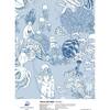 Toile de Mer Wallpaper, Blue - Wallpaper - 3