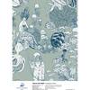 Toile de Mer Wallpaper, Green/Blue - Wallpaper - 3 - thumbnail