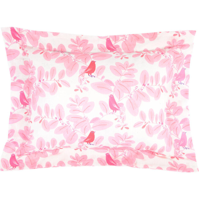 Songbirds Pillowcase, Pink