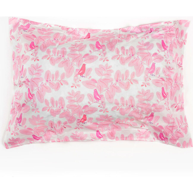 Songbirds Pillowcase, Pink - Sheets - 2