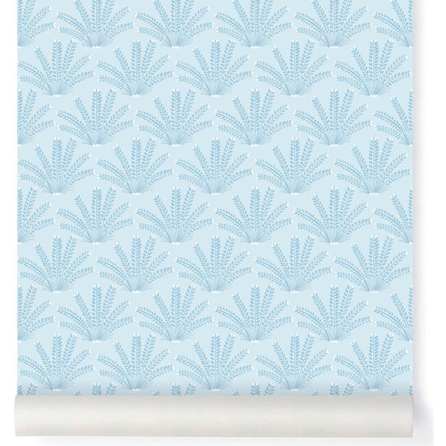 Maracas Wallpaper, Glacier Blue