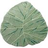 Leaf Wool Rug, Green - Rugs - 1 - thumbnail