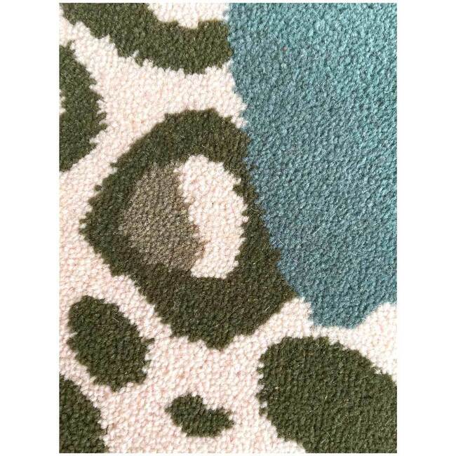 Leo Wool Rug, Blue - Rugs - 7