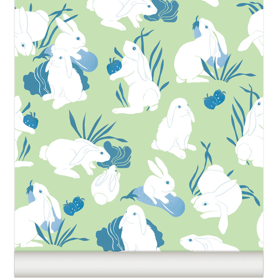 Haru Wallpaper, Light Green - Wallpaper - 1