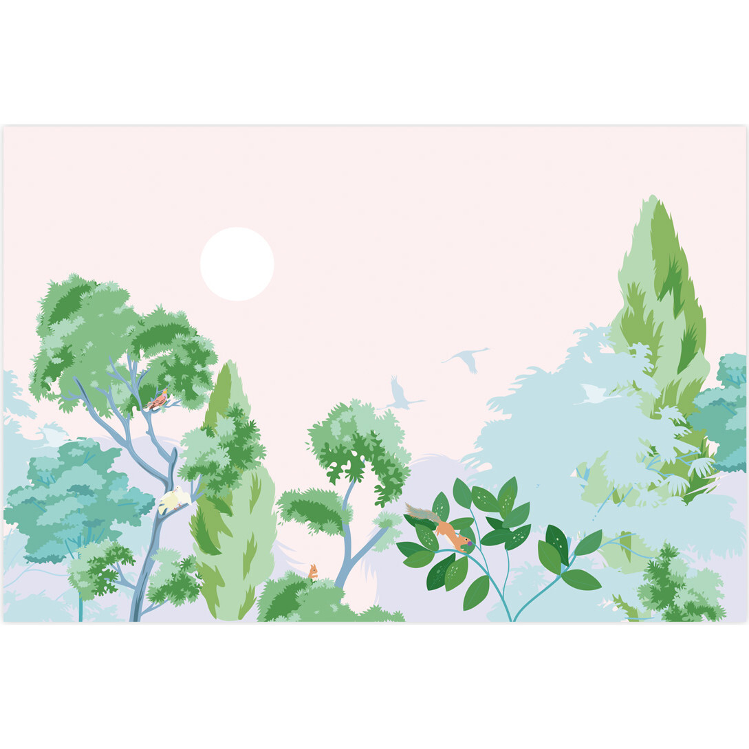Clair Obscure Mural, Pink - Wall Décor - 1
