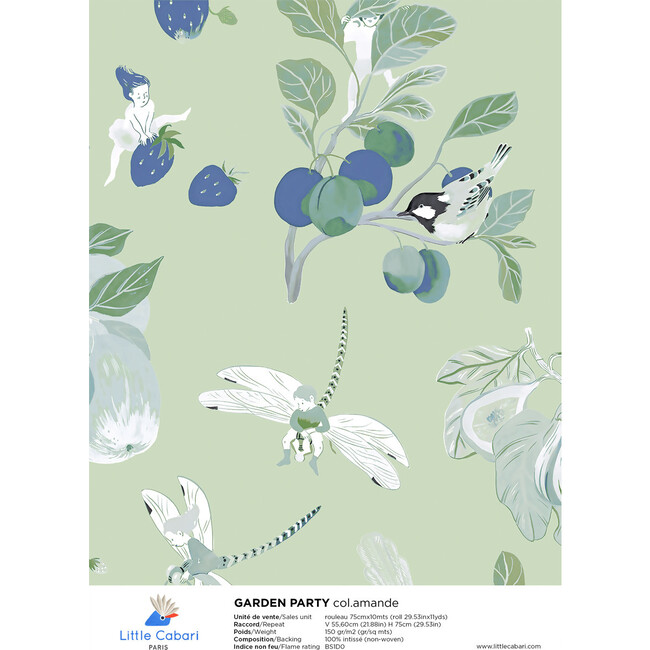 Garden Party Wallpaper, Almond - Wallpaper - 4