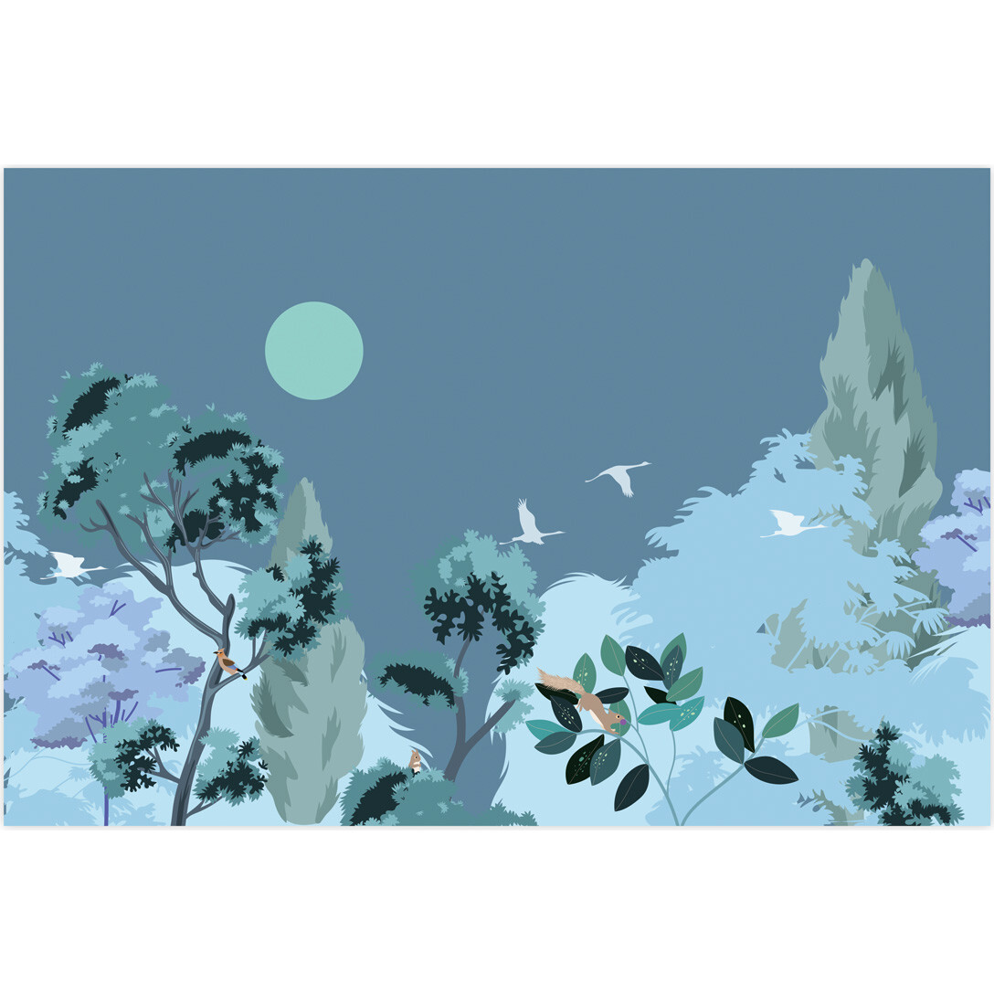 Clair Obscure Mural, Night - Wall Décor - 1