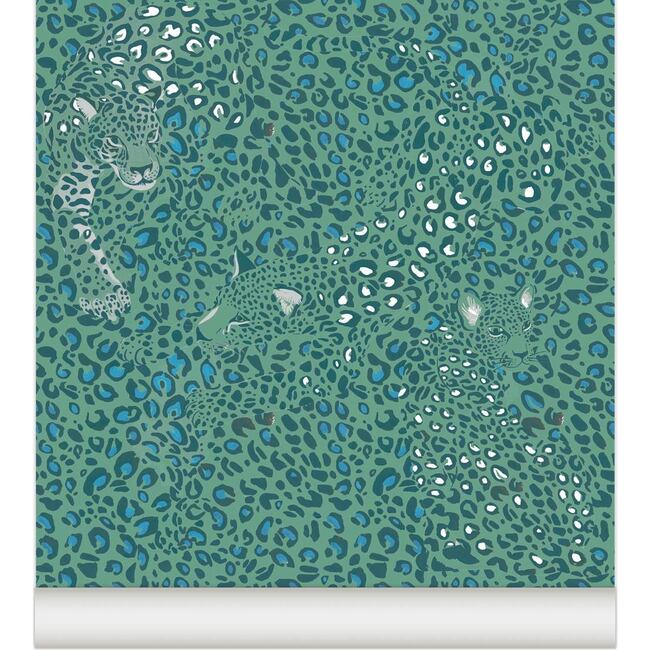 Cheetah Wallpaper, Green