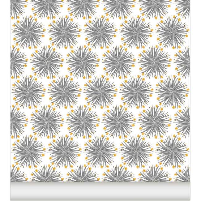 Chardons Wallpaper, Gold/Grey