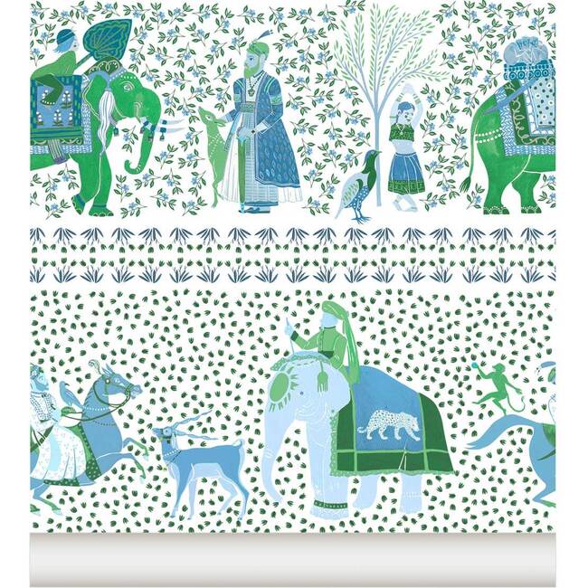 Chalana Wallpaper, Emerald - Wallpaper - 3