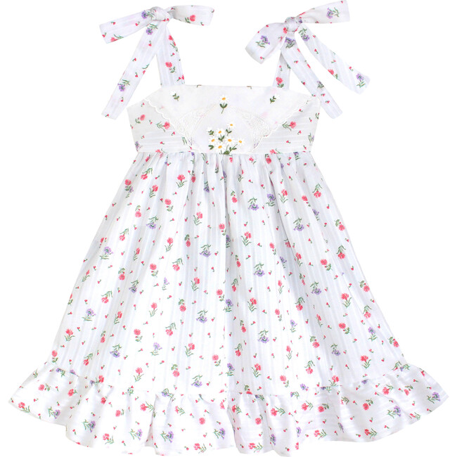 2y Dimity Floral Dress, Daisies - Dresses - 1