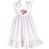 8y Dimity Floral Dress, Red Rose - Dresses - 1 - thumbnail