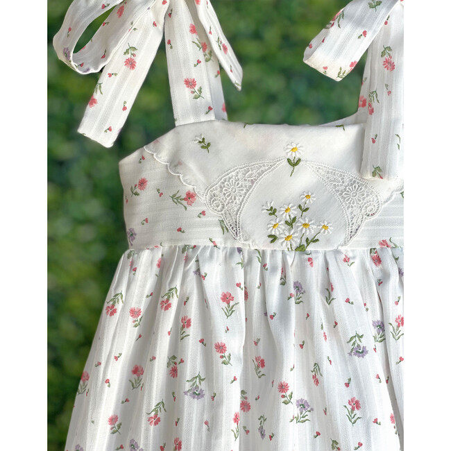 2y Dimity Floral Dress, Daisies - Dresses - 2