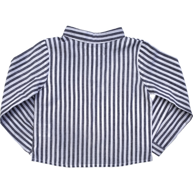 Boys French Collar Shirt, Harbor Island Stripe