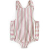 Criss-Cross Overall One-Piece, Pink - Onesies - 1 - thumbnail